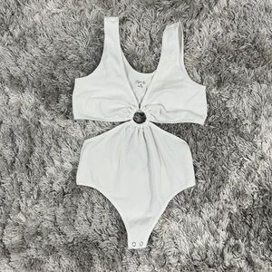 Princess Polly Women's White Bodysuit